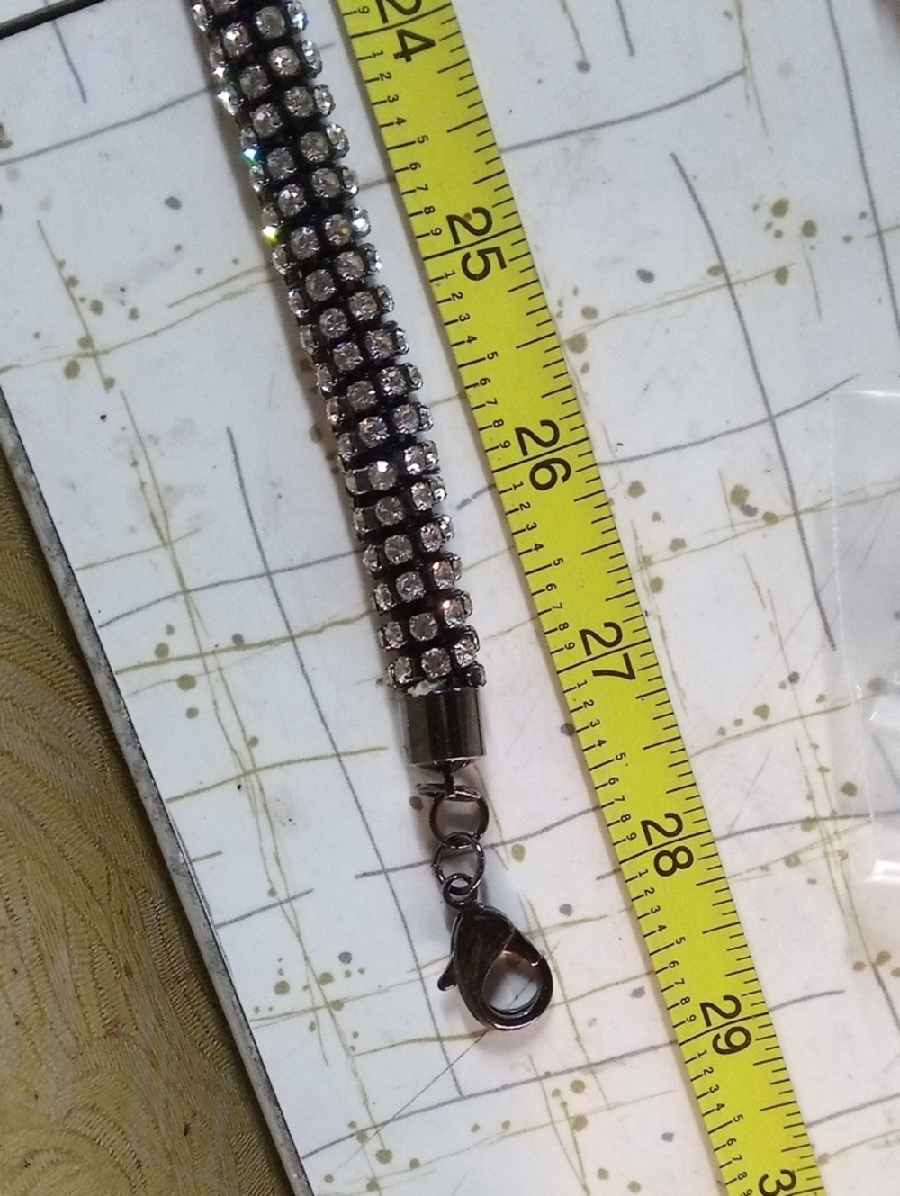 Rhinestone Rope Type Necklace #A526 - Picture 4 of 5